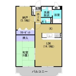 Ｎｏｒｔｈ　Ｓｉｄｅ　５１０の物件間取画像